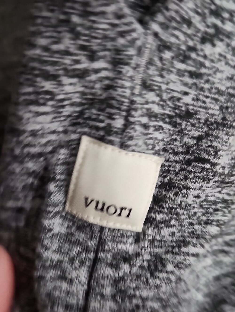Vuori Halo Essential Wide Leg Pants Heather Grey - Sz M (EUC) Dream Knit Comfy - Picture 4 of 8